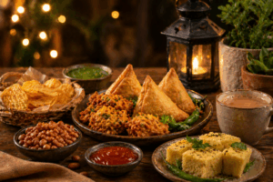 A Plate Full of Comfort: The Magic of South Indian Food Popular Indian street food snacks in the evening