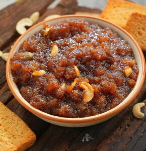 Home bread halwa