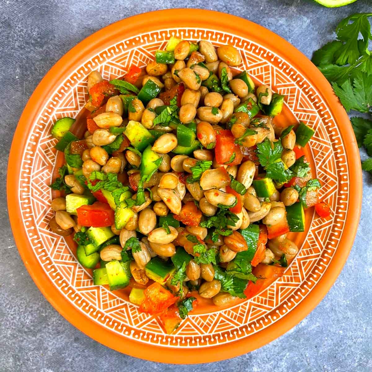 boiled peanut salad featured